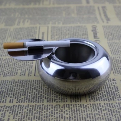 Seal Personality Smoke Cup Posacenere A Tamburo Ispessente Con Coperchio Posacenere Moda In Acciaio Inossidabile