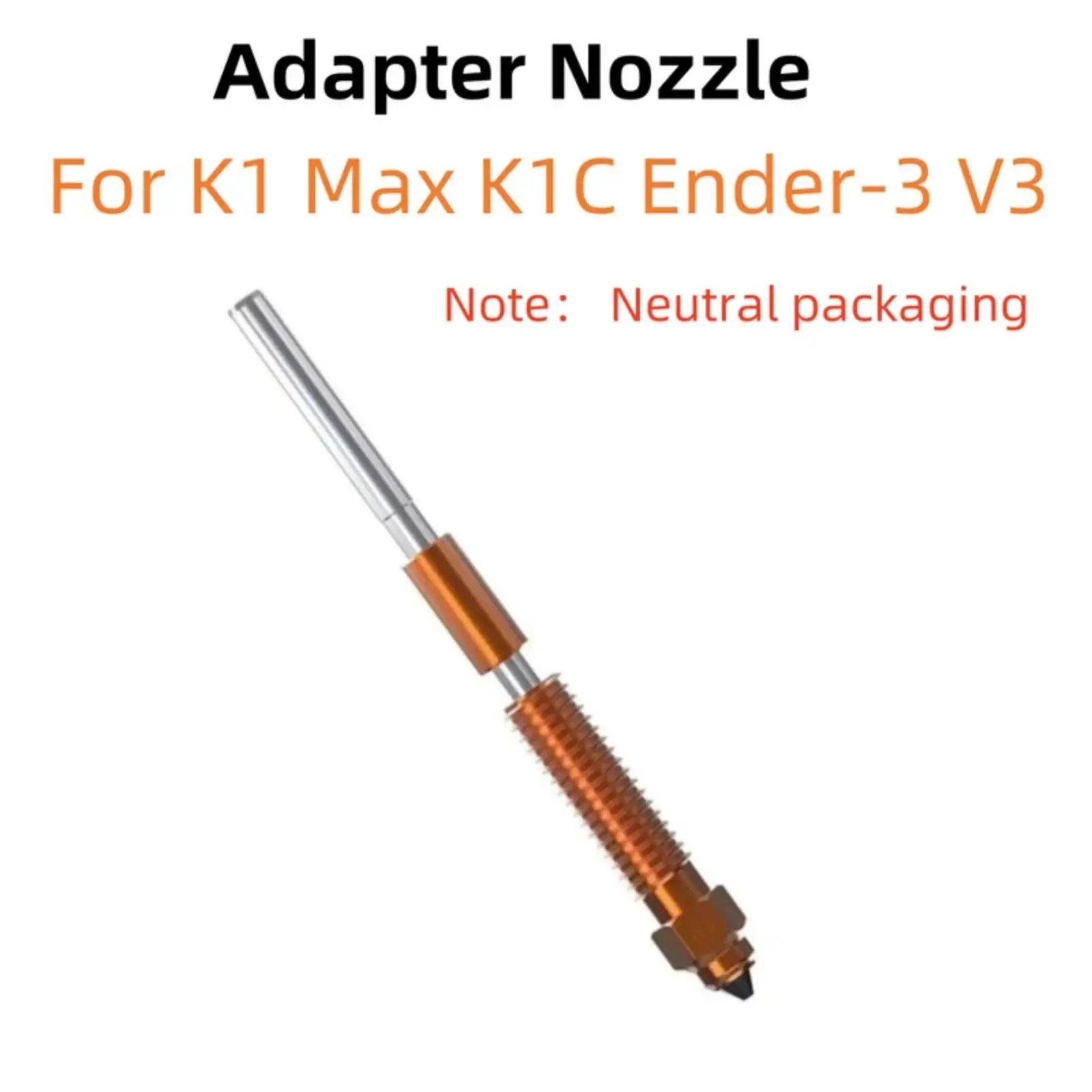 K1C Unicorn Kit Ugello A Scambio Rapido 0.6Mm 1 Pz Per Creality K1 Max K1C Ender-3 V3 Installazione Rapida Stampa Ad Alto Flusso Aggiornato