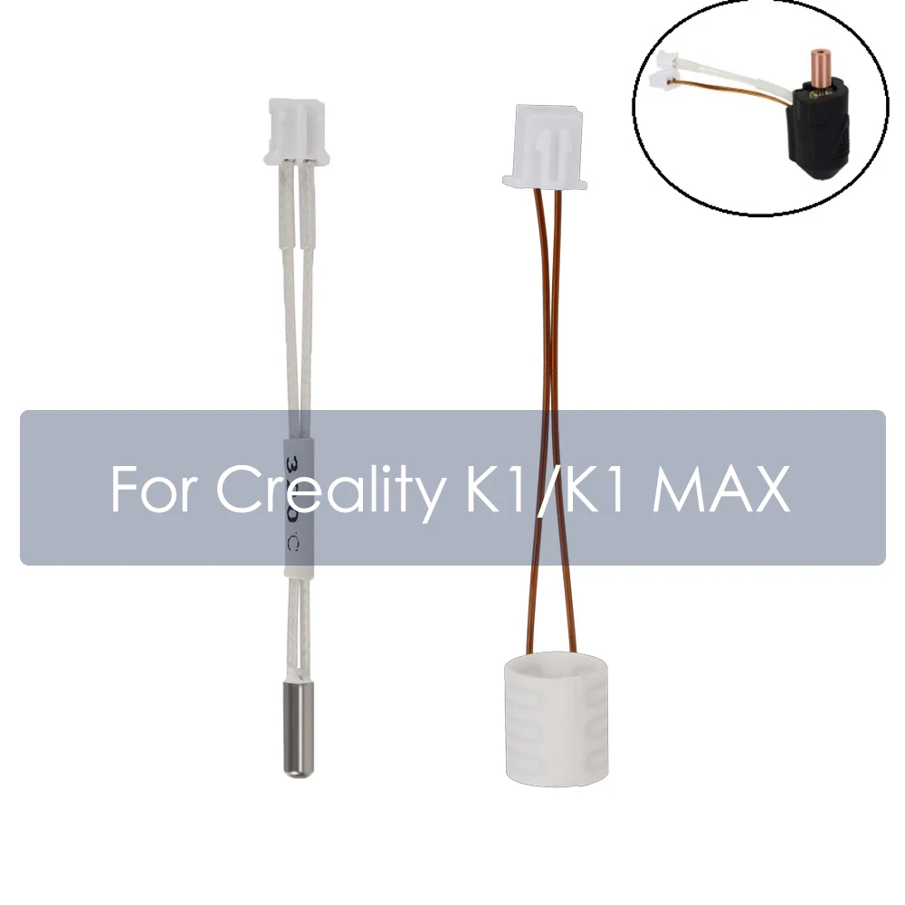 Per Creality K1/ K1 Max Hotend Tubo Riscaldante In Ceramica 24V 60W 300 ° C Sensore Termico Alta Conduttività Termica Per K1 Max K1