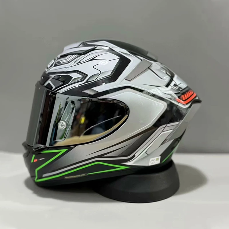 Casco Moto Integrale X14 Aerodyne Casco Grigio Motocross Racing Moto Casco Da Equitazione Capacete Casco De Motocicleta