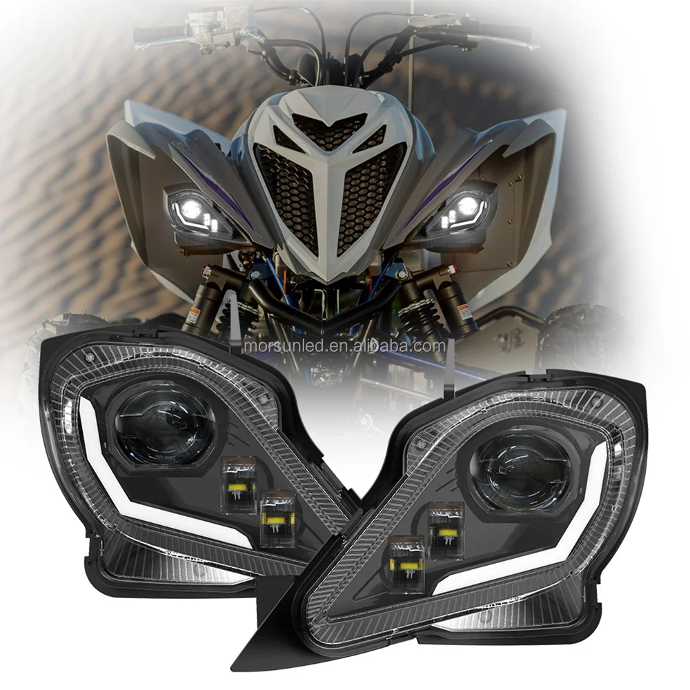E-Mark Led Faro Per Yamaha Atv Raptor 700 2006-2022 Dot Atv Faro Per Yamaha Yfz 450 450R 450X Accessori
