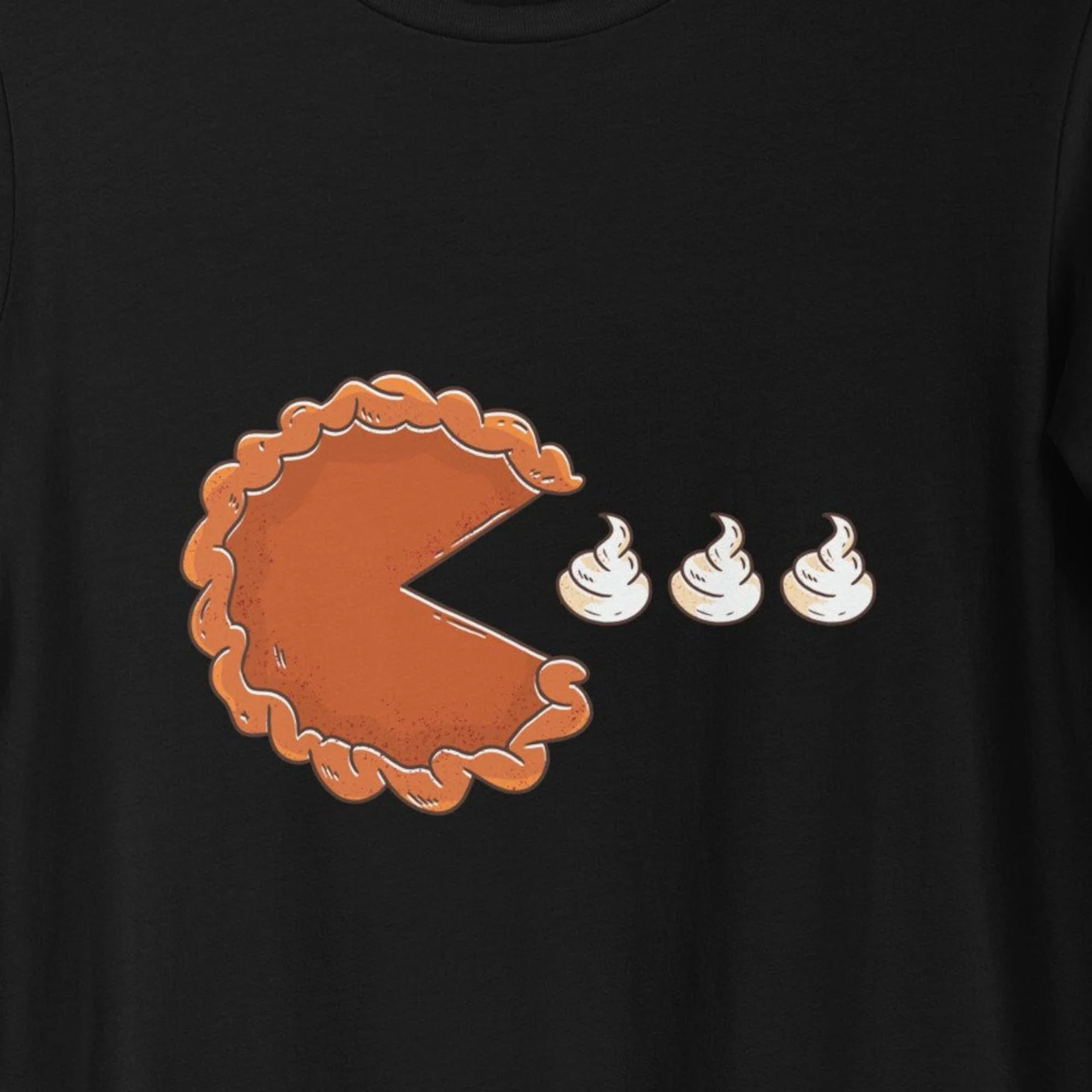 Pumpkin Pie Lovers Cream Pac T Shirt Family Holiday Dinner Abbigliamento
