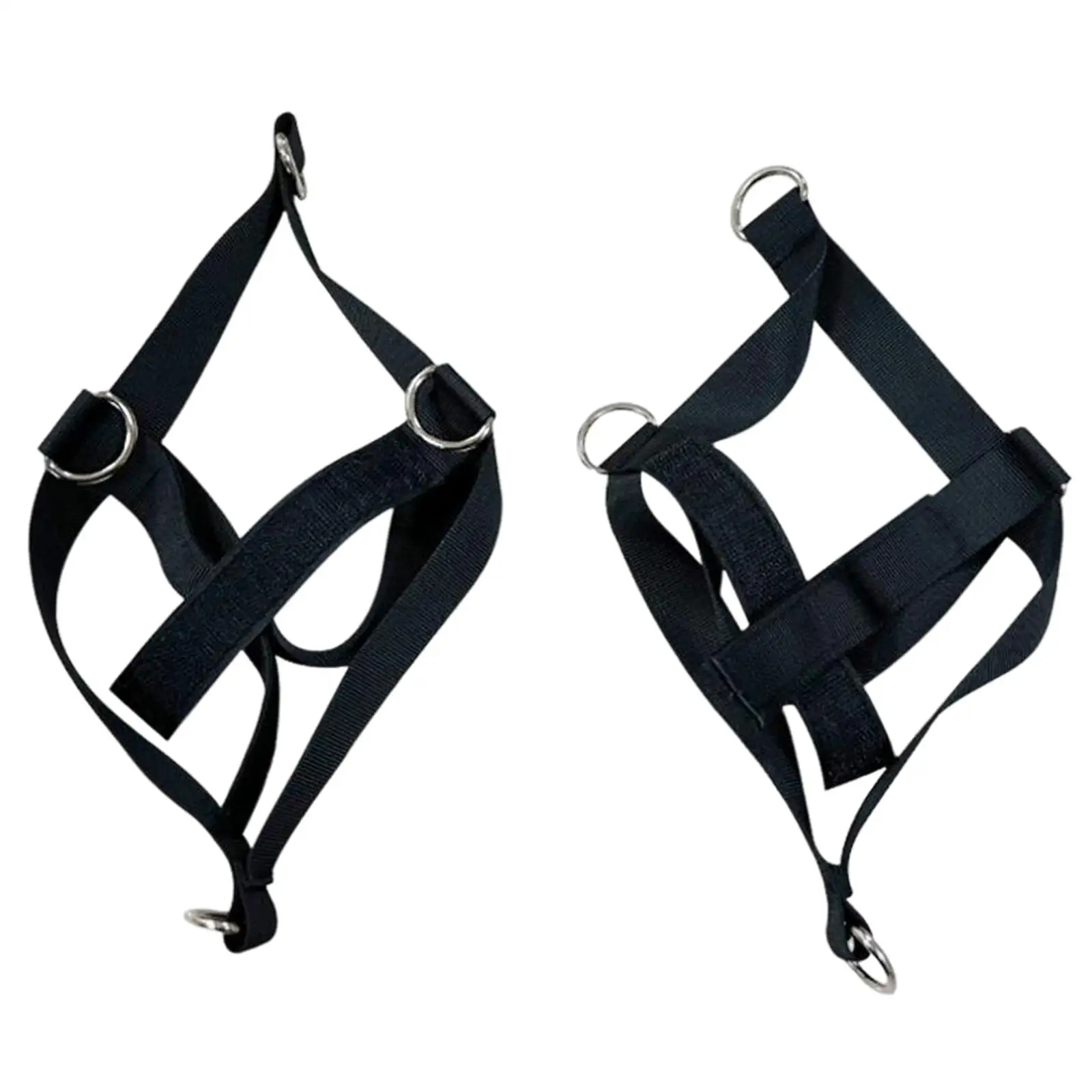2 Pezzi Nylon Foot Strap Gym Machine Attachment 4 Ring Leg Exercise Cable Pull Belt Per Pilates Lifting Sport Workout Yoga