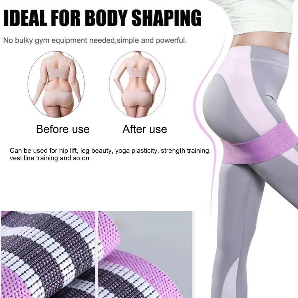 Fasce Yoga Antiscivolo Fasce Di Resistenza Yoga Fasce Per Allenamento Gambe Di Colore Vibrante Esercizio Resistente All'Usura Ad Alta Elasticità Per L