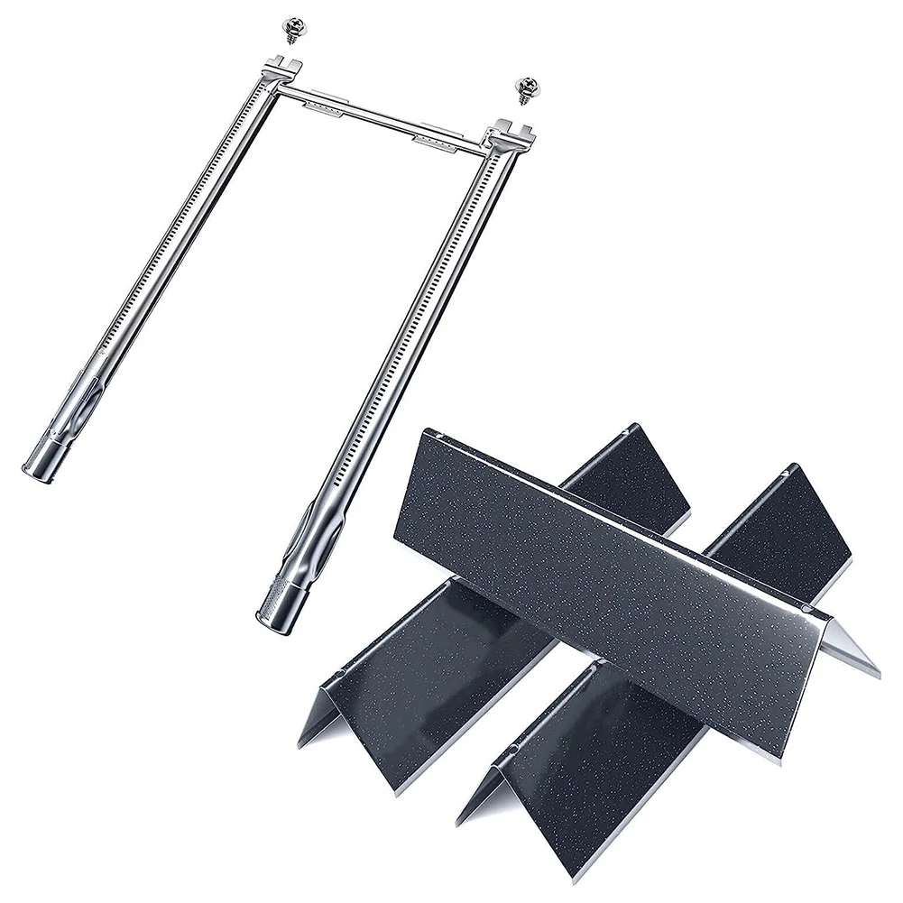 Per Flavor Bar Grill Burner Tube Per Weber Per Spirit I & Ii 200 E210 E220 S210 Black/Silver Power Tools Parti Accessori