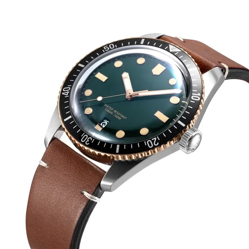 2024 Oris Watch Diving Series 65 Anni Relision Watch Retro Quartz 42Mm Black Green Plate Steel Belt Orologio Da Uomo Reloj Hombre