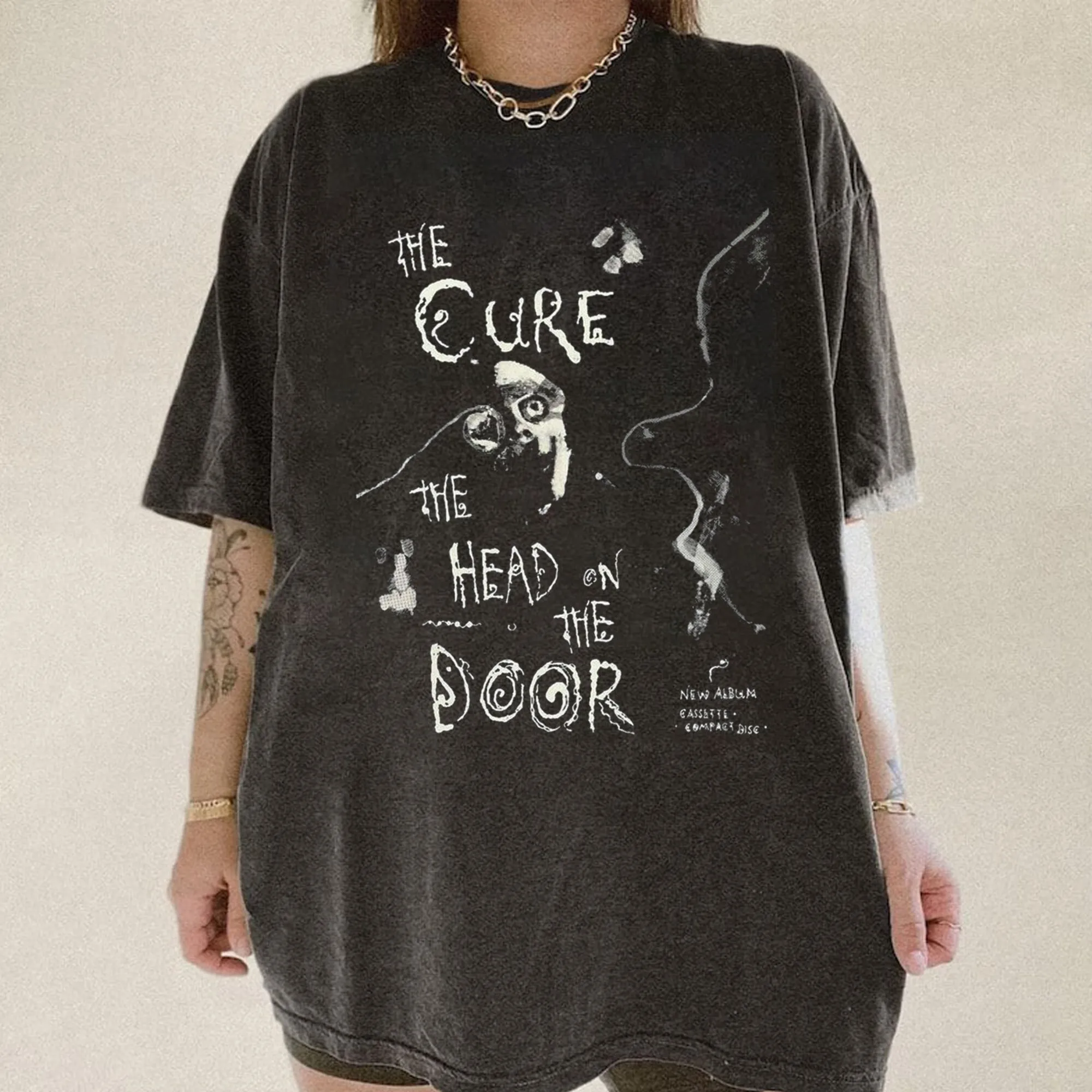 The Cure Head On Door Maglietta Vintage Anni '80 Robert Smith Rock Band Music Fans