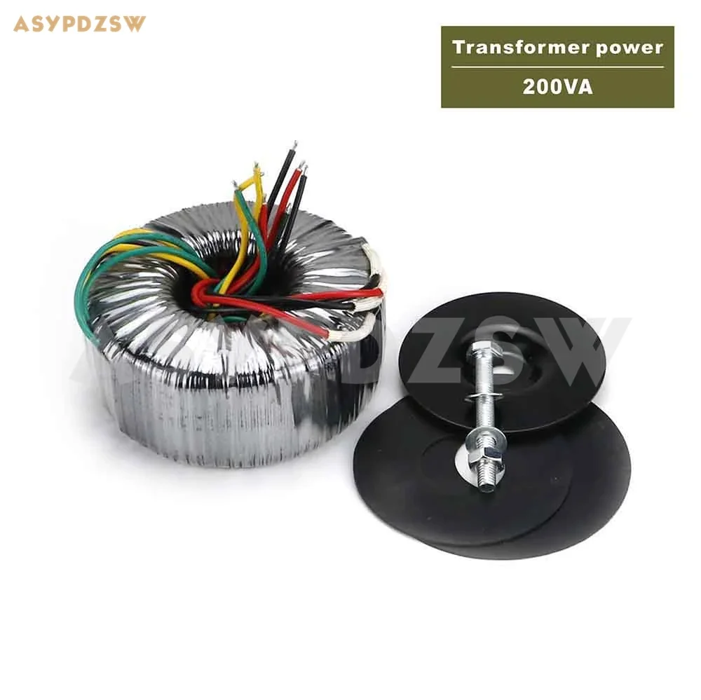 115V/230V In 200Va Ofc Trasformatore Toroidale 200W 13V--0--13V 0 -- 12V Out/Accetta Tensione Personalizzata