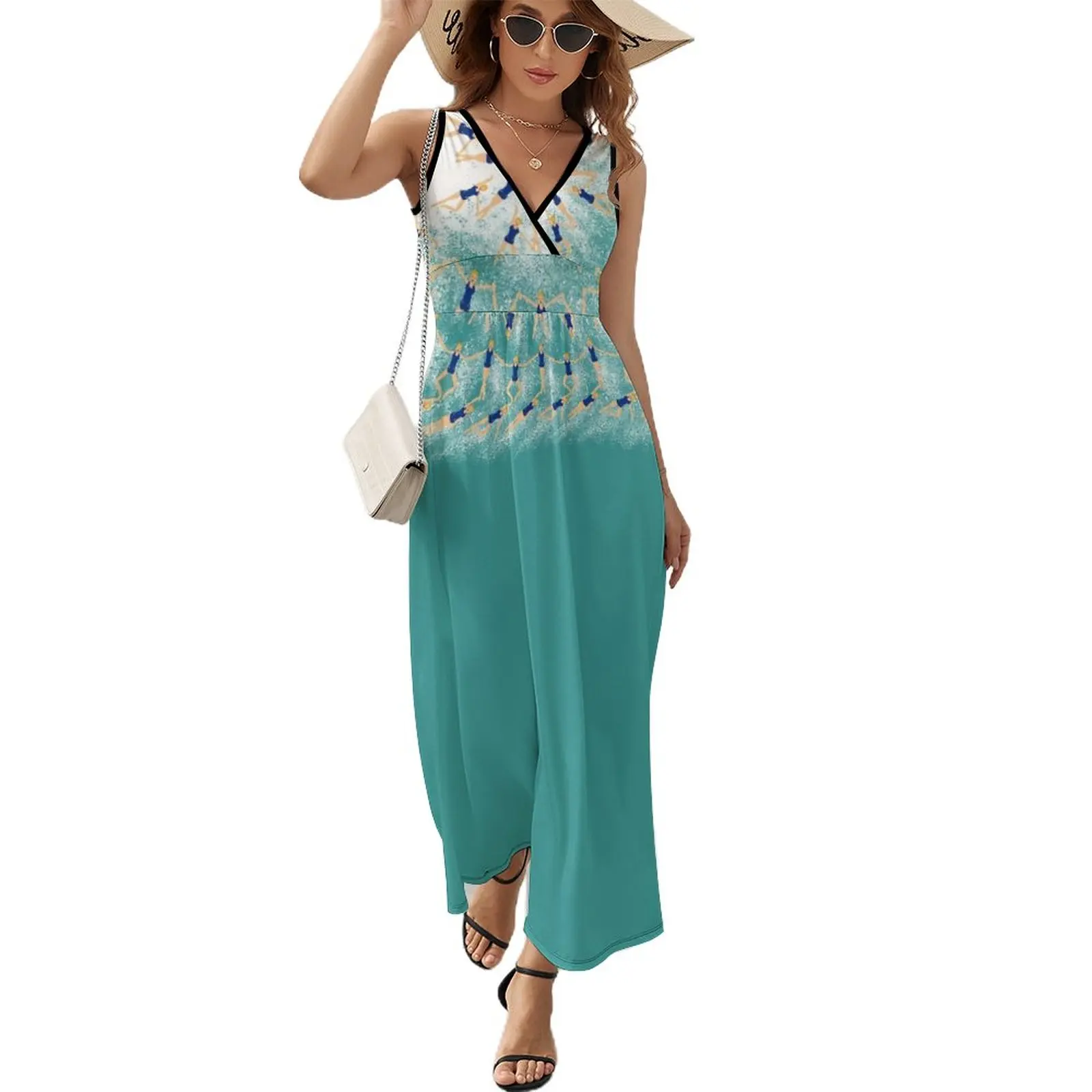 Bathing Beauties Abito Senza Maniche Abbigliamento Donna Estate 2024 Novità Abbigliamento Estetico Abito Per Donna 2024 Abbigliamento Donna