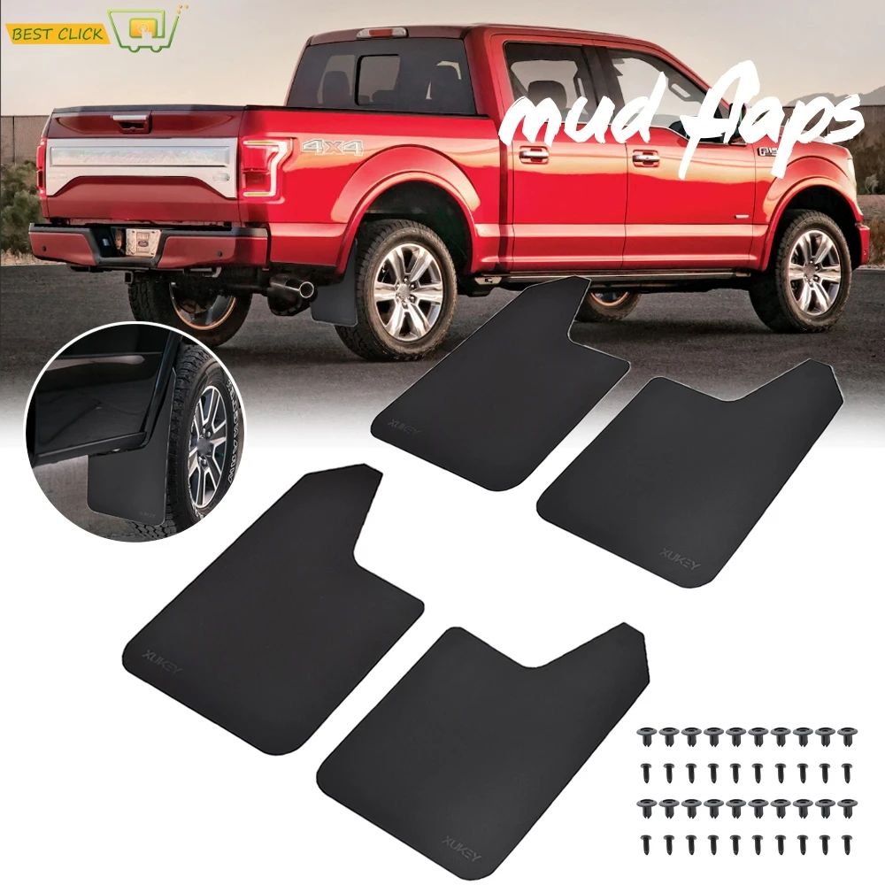 Per Ford F-Series F-150 F-250 F-350 F-450 F-600 F-650 F-750 F150 F250 F350 F450 Mud Flaps Paraspruzzi Paraspruzzi Fender Flares
