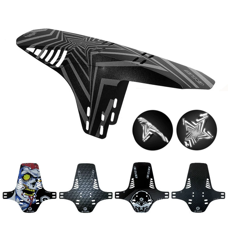 Parafango Riflettente 1Pc Parafango Per Bicicletta Mtb Adatto Per Forcella Anteriore Parafango Posteriore Parafango Riflettente Parti In Bicicletta