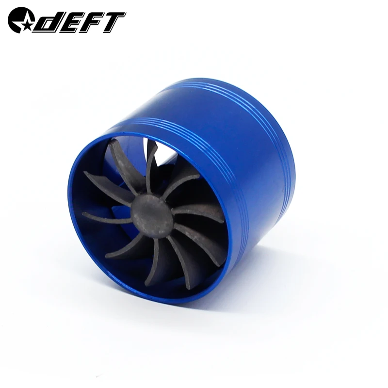 Deft Car Auto Supercharger Turbonator Turbina Turbo Elica Gas Fuel Saver Fan Compressore Caricatore Presa D'Aria Per Auto