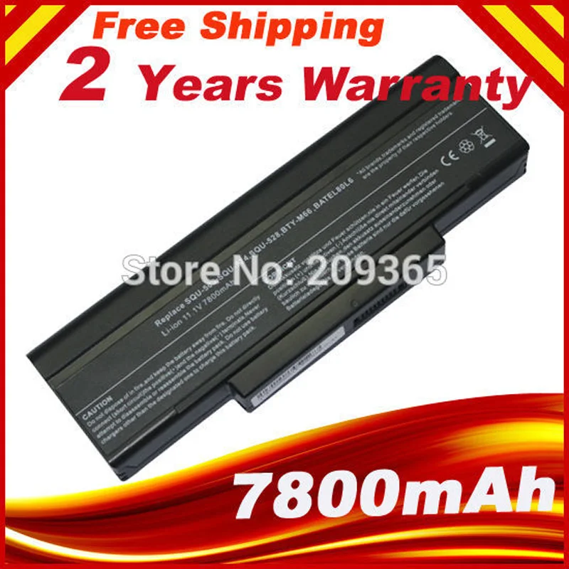 Hsw 7800Mah 9 Celle Batteria Del Computer Portatile A32-F2 A32-Z94, A32-Z96 A32-F3 Per Asus Z53 Z94 S96 A9 Msi Cbpil48 Cbpil72 Bty-M Trasporto Veloce