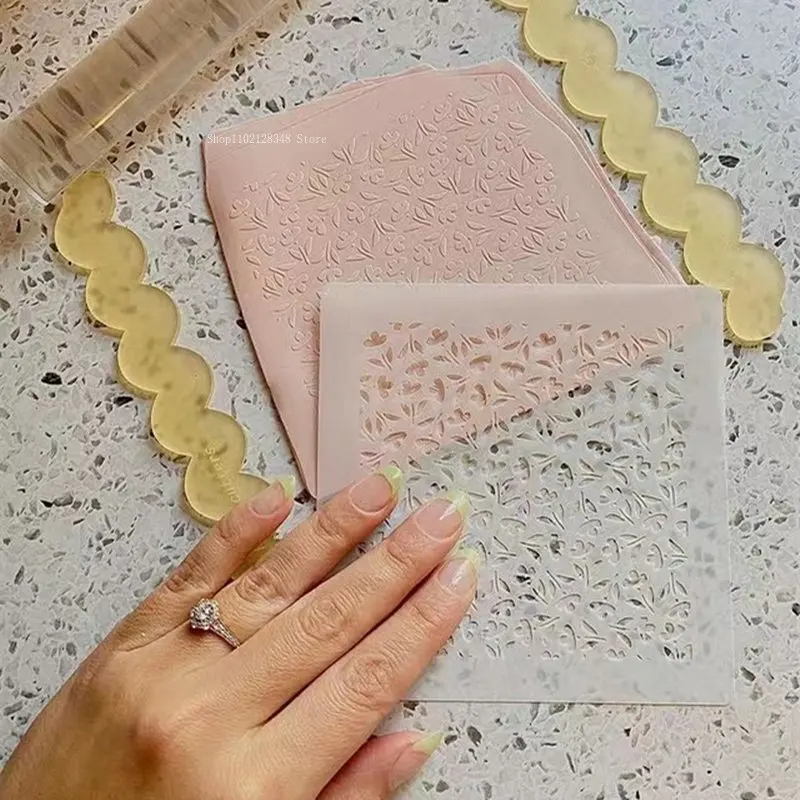 113Mm Polymer Clay Design Texture Template Jewelry Crafts Scultura Fai Da Te Strumenti Fatti A Mano Piante Da Frutto Flower Love Swan Template