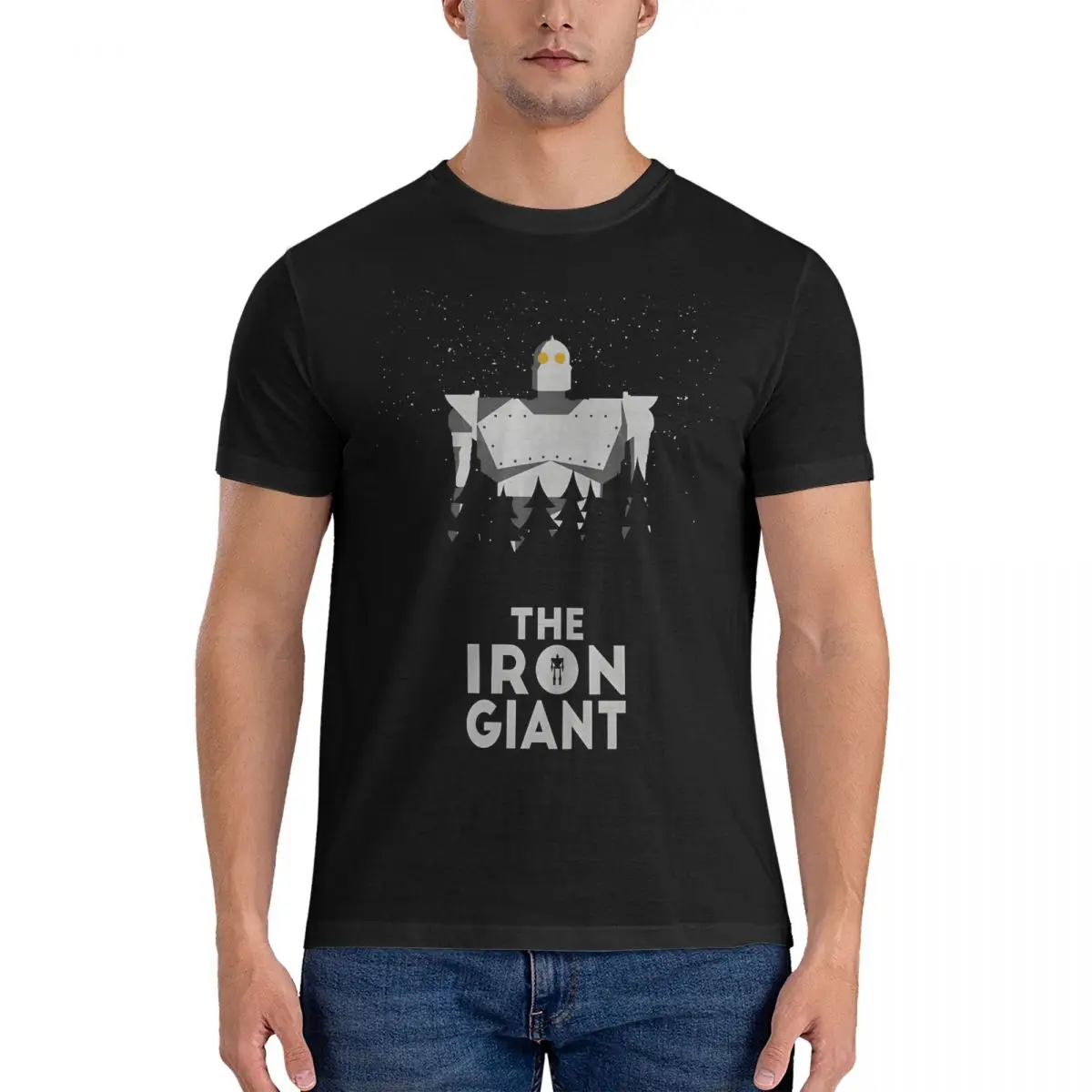 The Iron Giant T-Shirt Uomo The Iron Giant Funny 100% Cotton Tees O Neck Magliette A Maniche Corte Magliette Estive