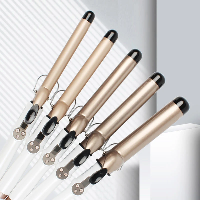 Nuovo Bigodino Per Capelli Professionale In Ceramica Da 9Mm-38Mm Lcd Curling Iron Roller Curls Wand Waver Fashion Styling Tools