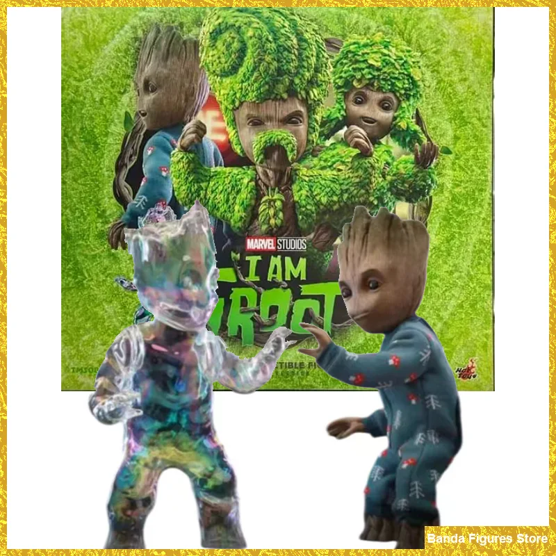 100% Originale Hottoys Ht Tms089 1/6 Groot Super Hero Cute Little Tree Man Set Completo Di Circa 26Cm In Stock Anime Action Figures Toys