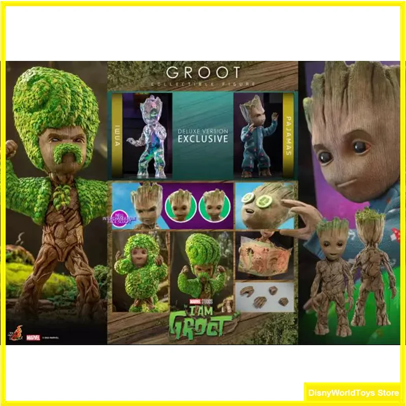 100% Originale Hottoys Ht Tms089 1/6 Groot Super Hero Cute Little Tree Man Set Completo Di Circa 26Cm In Stock Anime Action Figures Toys