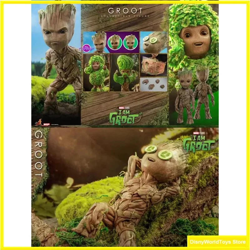 100% Originale Hottoys Ht Tms088 1/6 Groot Super Hero Cute Little Tree Man Set Completo Di Circa 26Cm In Stock Anime Action Figures Toys