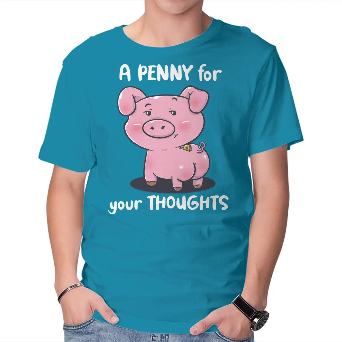 One Penny Anime Graphic T-Shirt Per Uomo Abbigliamento Donna Manica Corta Tees Vintage Alta Qualità 100% Cotone