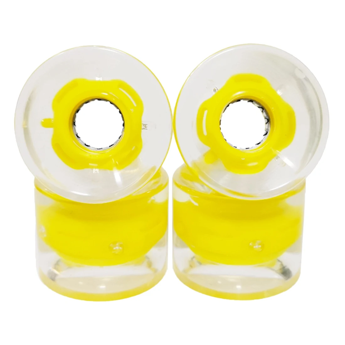 4 Pezzi Skateboard Wheel 80A Penny Board Wheel Pu Rulli Lampeggianti Per Longboard Skateboard 2