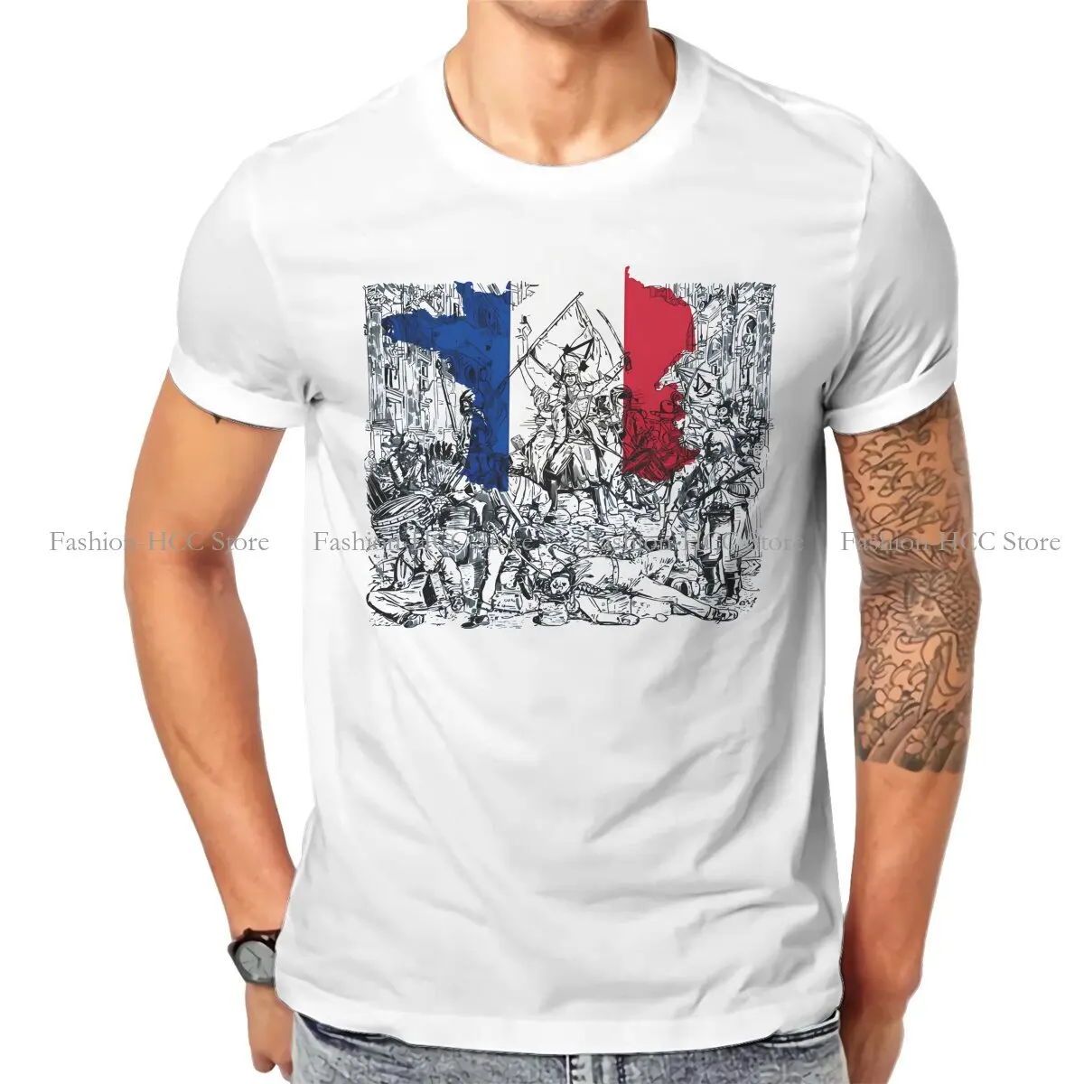 Rivoluzione Francese Trasformazione Epic Magliette Girocollo La Rivoluzione Francese Distintivo Homme T Shirt Nuova Tendenza Taglia S-6Xl
