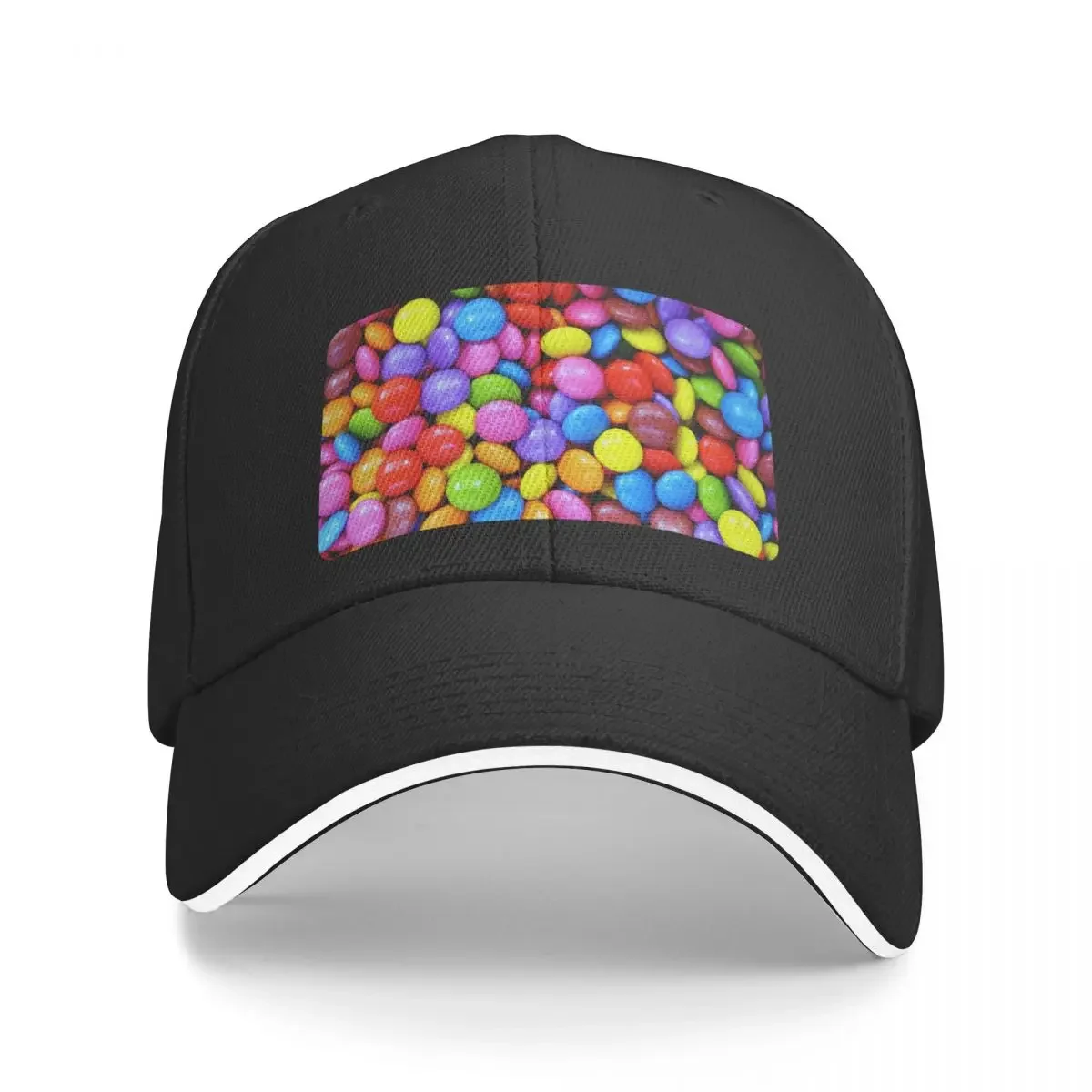 Smarties Sfondo-Candy Sweets Chocolate Lover Gift Berretto Da Baseball Alpinismo Berretto Tattico Militare Icona Per Uomo Donna