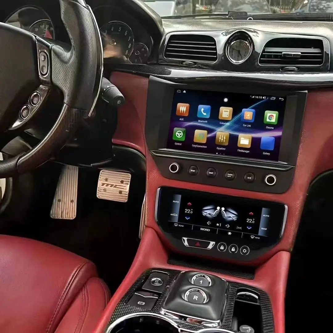Ac Panel Piano Black Car Aircon Board Per Maserati Gt/Gc Granturismo Climate Control Board Full Touch Screen