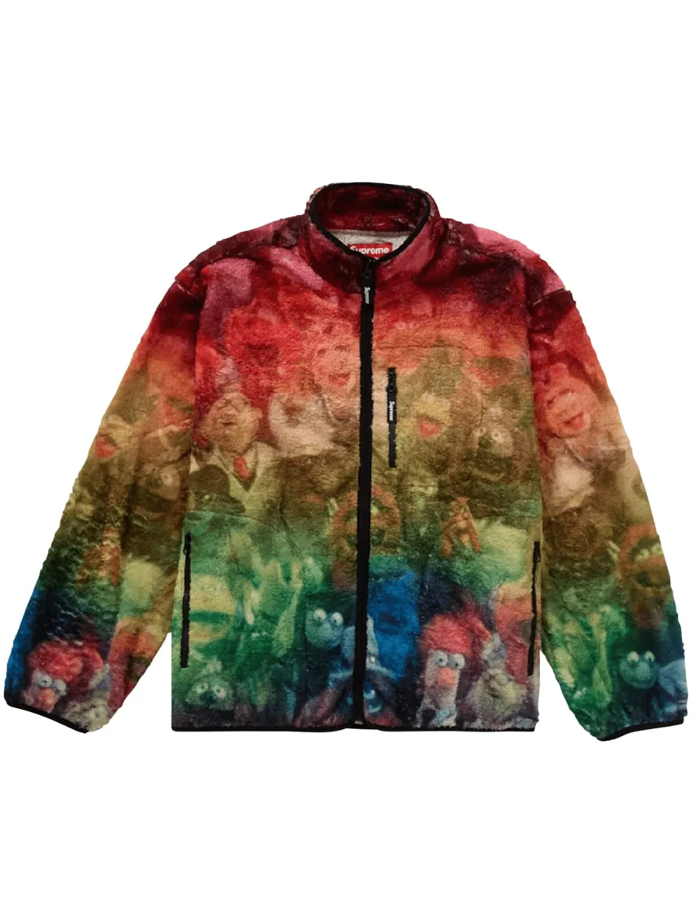 Supreme Muppets fleece jacket - Rosso