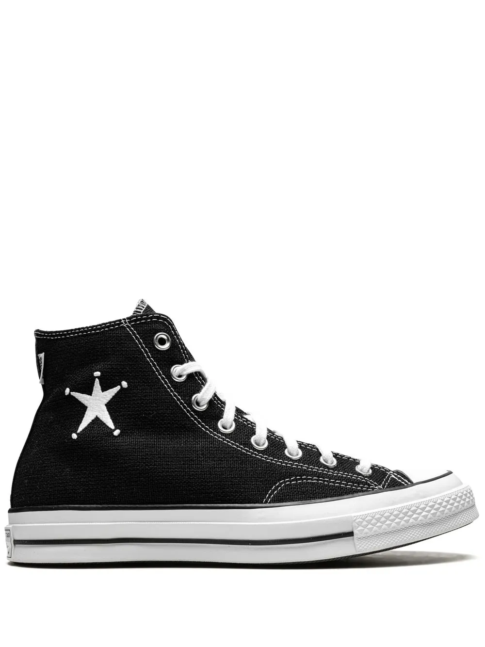 Converse Sneakers alte x Stüssy - Nero
