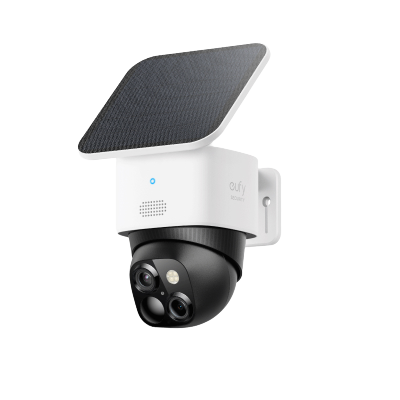 SoloCam S340 Wireless Outdoor Security Camera with Dual Lens and Solar Panel