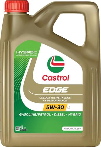 Castrol Olio Motore Lubrificante Auto Edge 5W30 Ll Long Life Titanium 4L