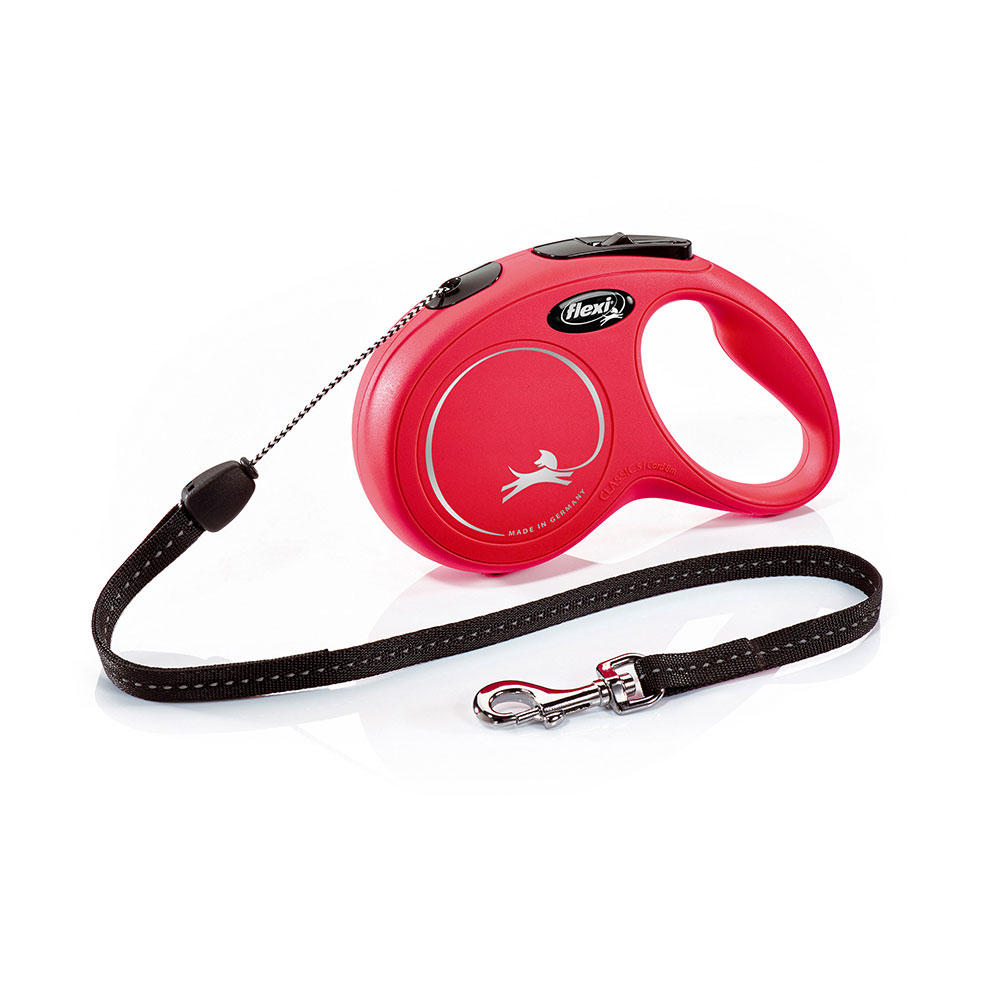 flexi New Classic rope leash red, 8m/S up to 12kg dog