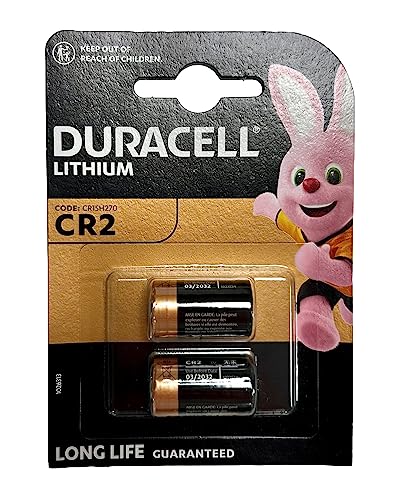 Duracell 030480 Lithium 3V Non-Rechargeable Battery - Non-Rechargeable Batteries (Lithium, Cylindrical, 3 V, 2 Pc(S), Cr2, Blister)