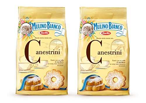 2 X Mulino Bianco Canestrini Biscotti Con Zucchero Cookies Torta 200 G
