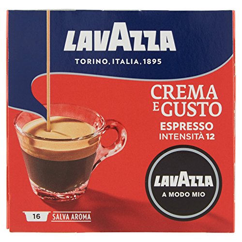 Lavazza Capsule Caffè A Modo Mio Crema E Gusto - 2 Confezioni Da 16 Capsule [32 Capsule]