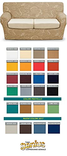 2 Copricuscini Genius In Tessuto Biealstico Da 50 A 70 Cm Colore A Scelta