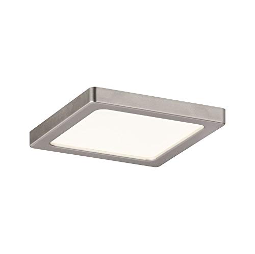 Paulmann Panel Ip22 92954 Pannello Led Areo Angolare Incl. 1 5 Watt Nichel Opaco Soffitto Plastica Lampada Per Soggiorno 3000 K 5 W, Nickel Matt, 310L