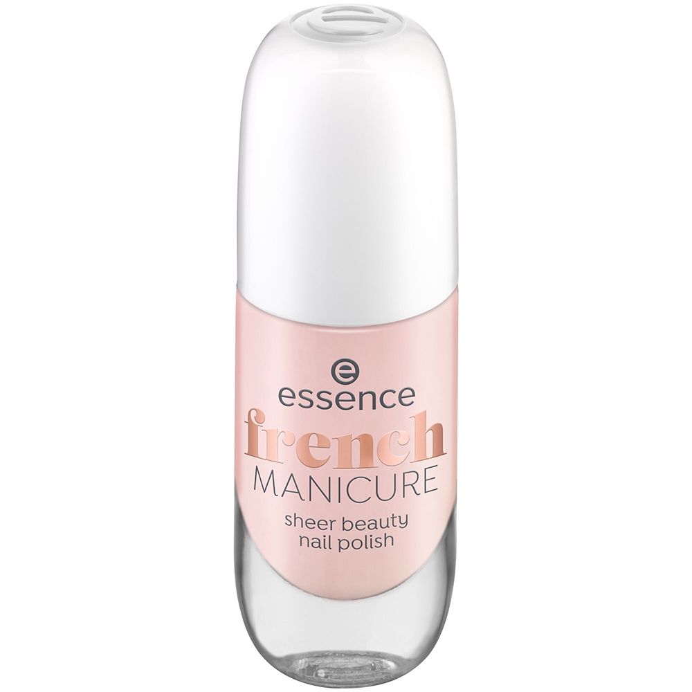 French Manicure Sheer Beauty 01 peach please! Base naturale french manicure 8 ml Essence