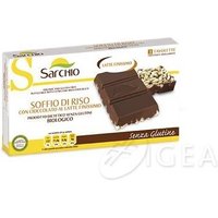 Sarchio Snack Biologico Soffio di Riso con Cioccolato Finissimo al Latte