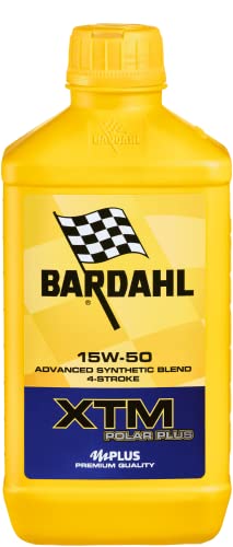Bardahl 058064B Olio Motore 4T Xtm Polarplus 15W-50, Cartone 20 X 1 L