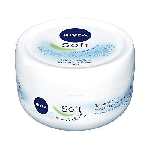 12 X Nivea Crema Idratante Rinfrescante Soft Multiuso Vaso 300 Ml