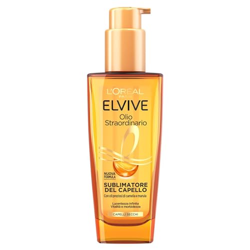 Elvive Olio Straordinario - Olio Sublimatore Per Capelli Secchi, 100Ml