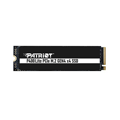 Patriot P400 Lite M.2 2280 Pcie Gen 4X4 Nvme Ssd 250Gb Unitá A Stato Solido Interno Ssd A Basso Consumo - Velocità Lettura E Scrittura Sequenziale Fin