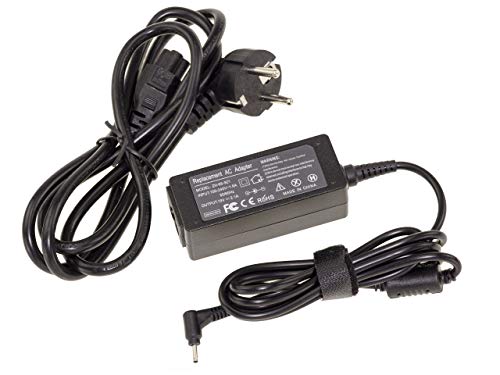 Kalea-Informatique Alimentatore Per Laptop 19V 2,1A 0,7X2,5 Mm. Simile A Eeeepc 1015Pem 1015Pn 1201K 1001Px-Eu27-Bk 1015Peb