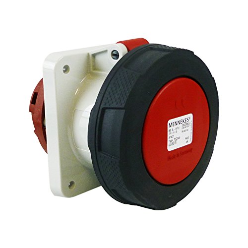 Mennekes 1128A - Base Da Incasso Diritta 63A 5 Poli