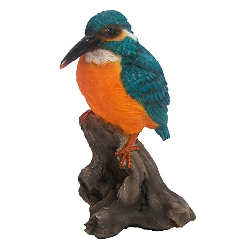 Martin Pescatore In Resina 13,8 Cm Statuetta Da Giardino