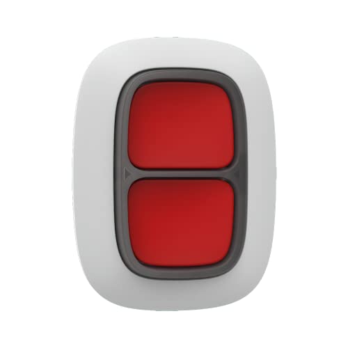 Ajax Keyfob Wireless Double Button/White 23003