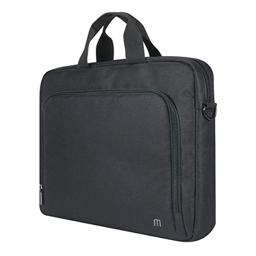 Mobilis Borsa A Tracolla Per Computer Portatile/Tablet 14-16", Colore: Nero, Toploading The One Basic Unisex-Adulto