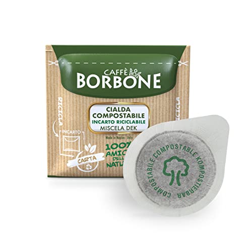 100 Cialde Caffè Borbone Miscela Decaffeinato Ese 44 Mm